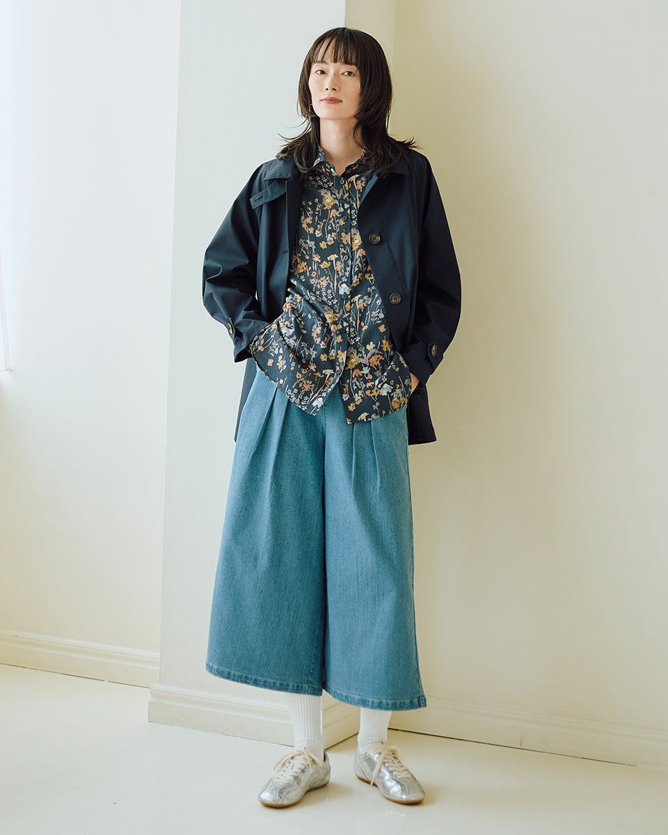 デニムキュロットパンツ | KOSUGI ONLINE SHOP