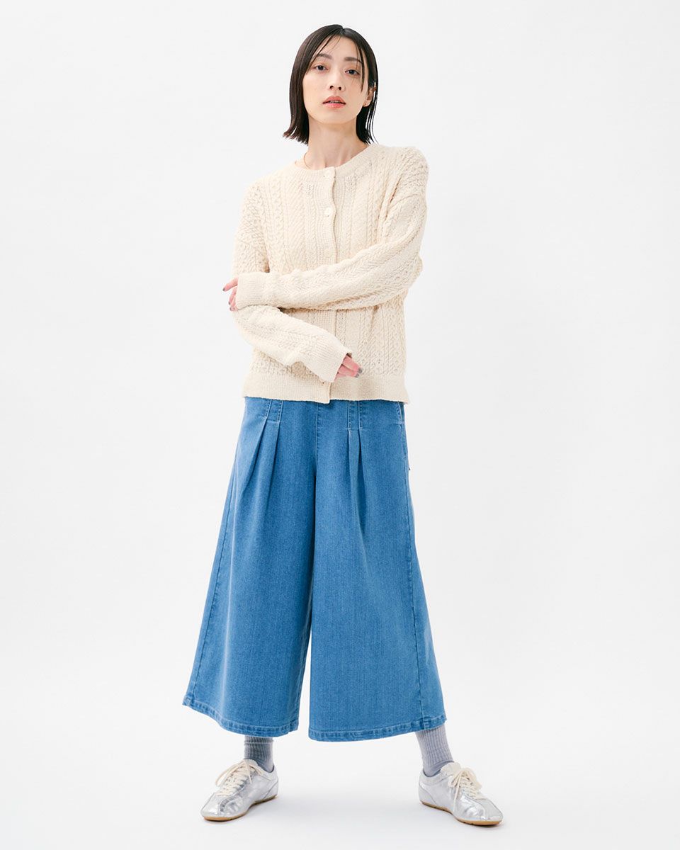 デニムキュロットパンツ | KOSUGI ONLINE SHOP
